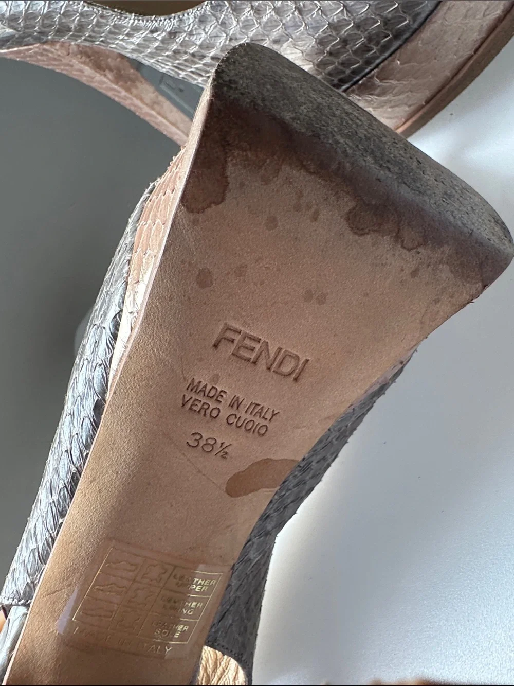 Fendi elegant platform
